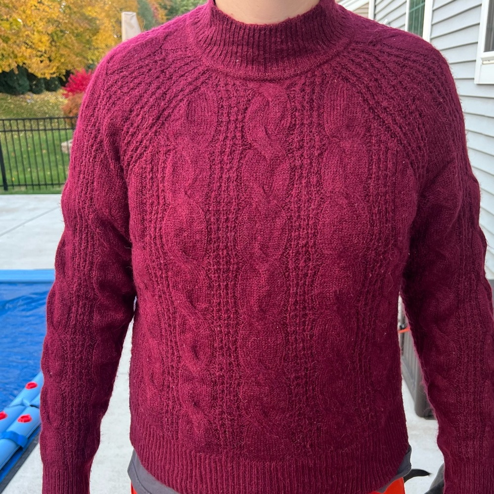 Jcrew mock neck sweater